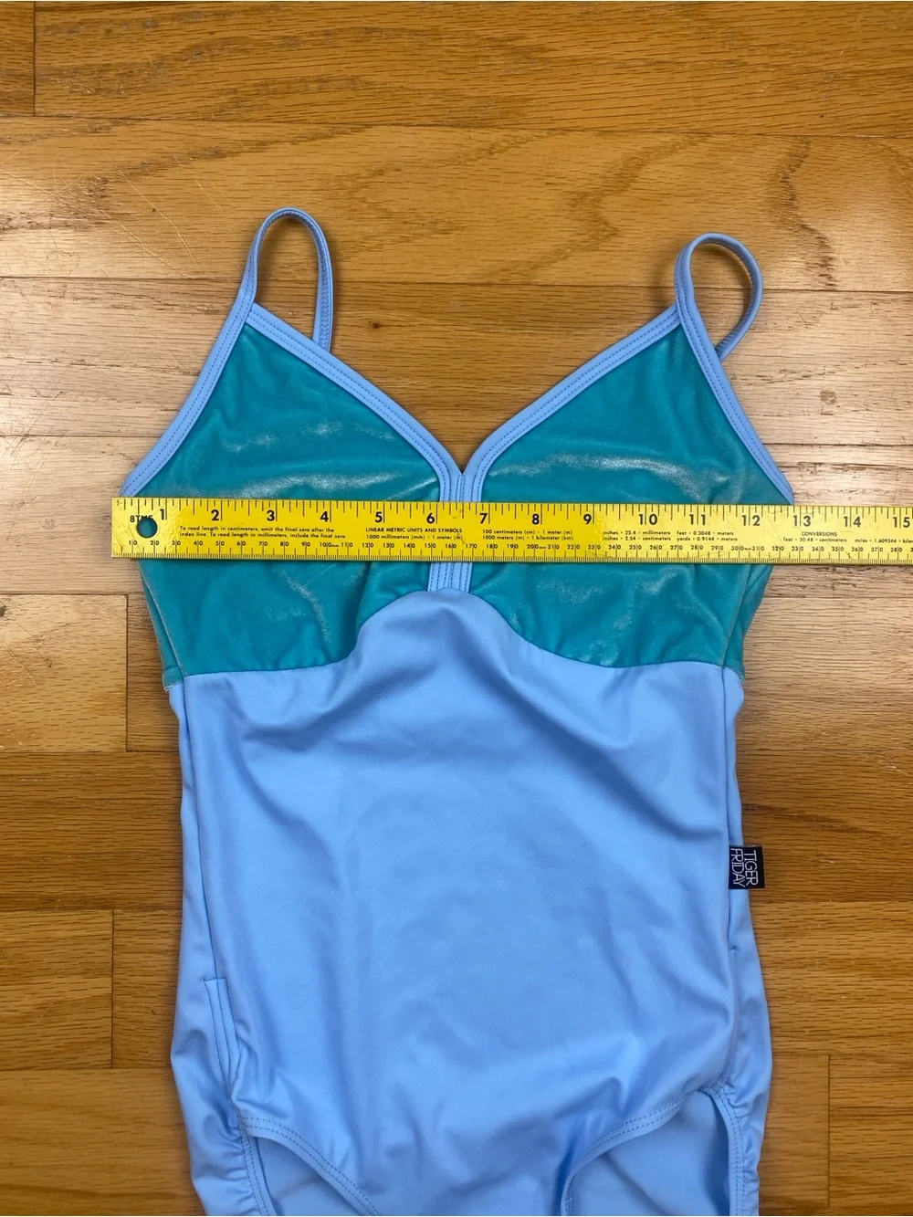 NWT Tiger Friday Adult Small Dream Leotard Bluebird Dance Velvet